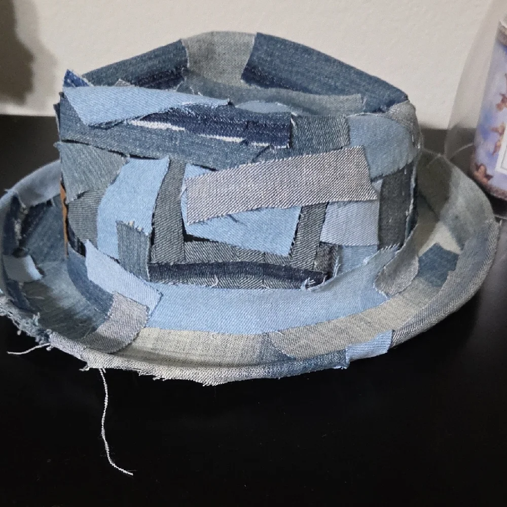 Levi's Signature Patchwork Hat - Denim Blue